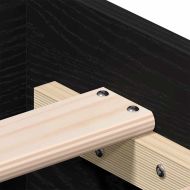 Рамка за легло Черния дъб 90 x 190 cm Инженерно дърво
