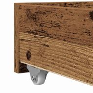 Легло-диван с таблото Старо дърво 90 x 200 cm Инженерно дърво