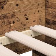 Легло-диван с таблото Старо дърво 90 x 200 cm Инженерно дърво