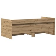 Легло-диван с таблото Дъб 90 x 190 cm Инженерно дърво
