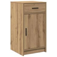Тоалетка с врата 2 pcs Кафяво 50 x 41 x 135 см Инженерно дърво
