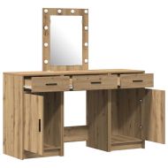 Тоалетка с чекмедже Кафяво 50 x 41 x 135 см Инженерно дърво
