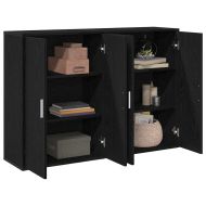Служебен шкаф 2 бр. Черния дъб 60 x 31 x 84 см