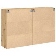 Стенни шкафове 2 pcs Дъб 69,5 x 34 x 90 см Инженерно дърво