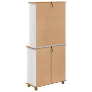 хранилка ASKIM Бяло 91 x 40 x 200,5 см Солидно борово дърво