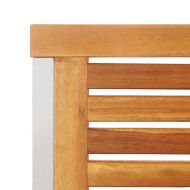 Комплект за хранене в градината 9 pcs Солидно акациево дърво