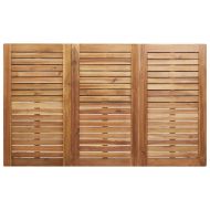 Комплект за хранене в градината 7 pcs Солидно акациево дърво