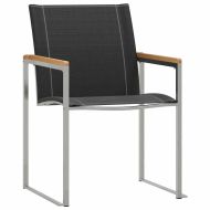 Комплект за хранене в градината 7 pcs Солидно акациево дърво