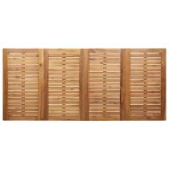 Комплект за хранене в градината 9 pcs Солидно акациево дърво