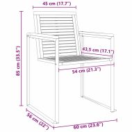 Шезлонг 3 pcs Кафяво Солидно тиково дърво