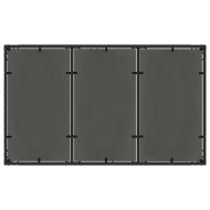 Комплект за хранене в градината 7 pcs Черно полиратан