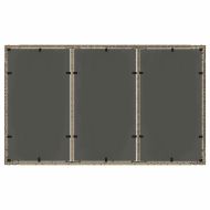 Комплект за хранене в градината 5 pcs Сив полиратан