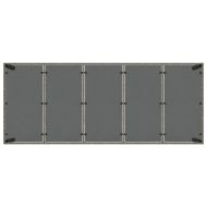 Комплект за хранене в градината 11 pcs Сив полиратан