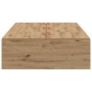 Легло с място за съхранение Дъб 90 x 200 cm Инженерно дърво
