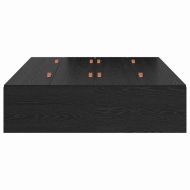 Легло с място за съхранение Черния дъб 120 x 190 cm