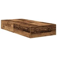 Легло с място за съхранение Старо дърво 100 cm Инженерно дърво