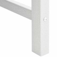 Градински стол 4 pcs Бяло 65.5 x 59 x 88 см Полиетилен