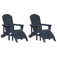 Градински стол 2 pcs Нейви 83 x 74 x 92 см Полиетилен