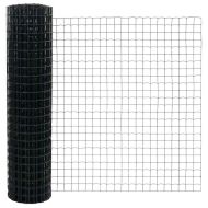 Ограда с пост Сив 1,2 x 10 m Стомана и PVC