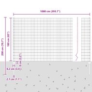 Ограда с пост Сив