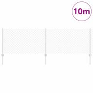 Ограда с пост Сребрист 0,8 x 10 m Стомана