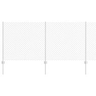 Ограда с пост Сребрист 1 x 10 m Стомана