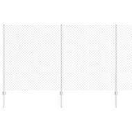 Ограда с пост Сребрист 1,4 x 10 m Стомана