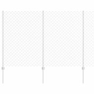 Ограда с пост Сребрист 1,5 x 10 m Стомана