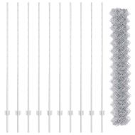 Ограда с пост Сребрист 1,5 x 10 m Стомана