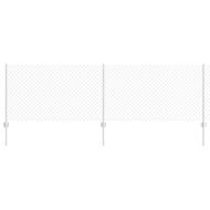 Ограда с пост Сребрист 0,8 x 25 m Стомана