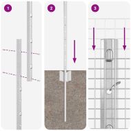 Ограда с пост Сребрист 1,6 x 25 m Стомана