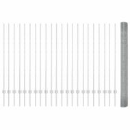 Ограда с пост Сребрист 1,4 x 50 m Стомана