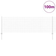 Ограда с пост Сребрист 0,8 x 100 м Стомана