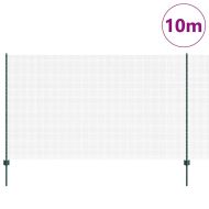 Ограда с пост Зелен 1,4 x 10 m Стомана и PVC