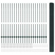 Ограда с пост Зелен 1,4 x 50 m Стомана и PVC