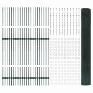 Ограда с пост Зелен 1 x 100 m Стомана и PVC