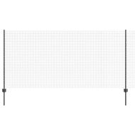 Ограда с пост Сив 1,2 x 25 m Стомана и PVC