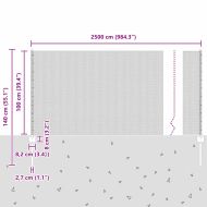 Ограда с пост Зелен 1 x 25 m Стомана