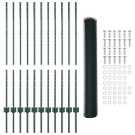 Ограда с пост Зелен 1,2 x 25 m Стомана