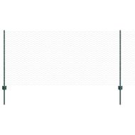 Ограда с пост Зелен 1 x 50 m Стомана и PVC