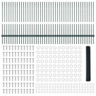 Ограда с пост Зелен 1 x 100 m Стомана и PVC