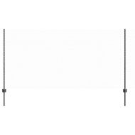 Ограда с пост Сив 1,2 x 10 m Стомана и PVC