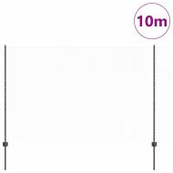 Ограда с пост Сив 1,5 x 10 m Стомана и PVC