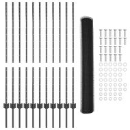 Ограда с пост Сив 1,2 x 25 m Стомана