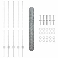 Ограда с пост Сребрист 1,2 x 10 m Стомана