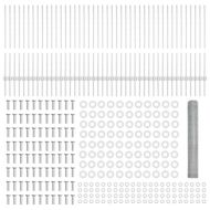 Ограда с пост Сребрист 1 x 100 m Стомана