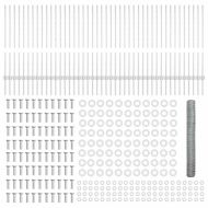 Ограда с пост Сребрист 1 x 100 m Стомана
