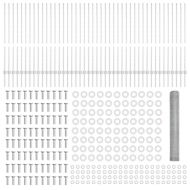 Ограда с пост Сребрист 1,2 x 100 m Стомана
