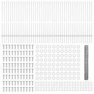 Ограда с пост Сребрист 1,2 x 100 m Стомана