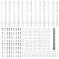 Ограда с пост Сребрист 1,4 x 100 m Стомана